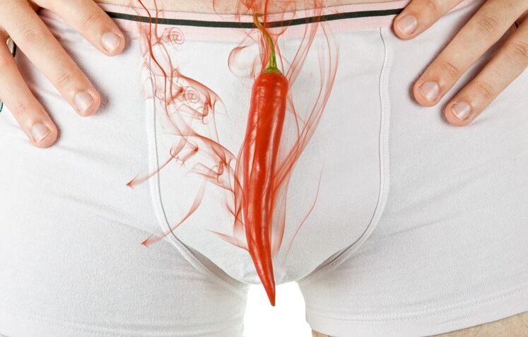 Brennen Sie mit Prostatitis in die Leiste